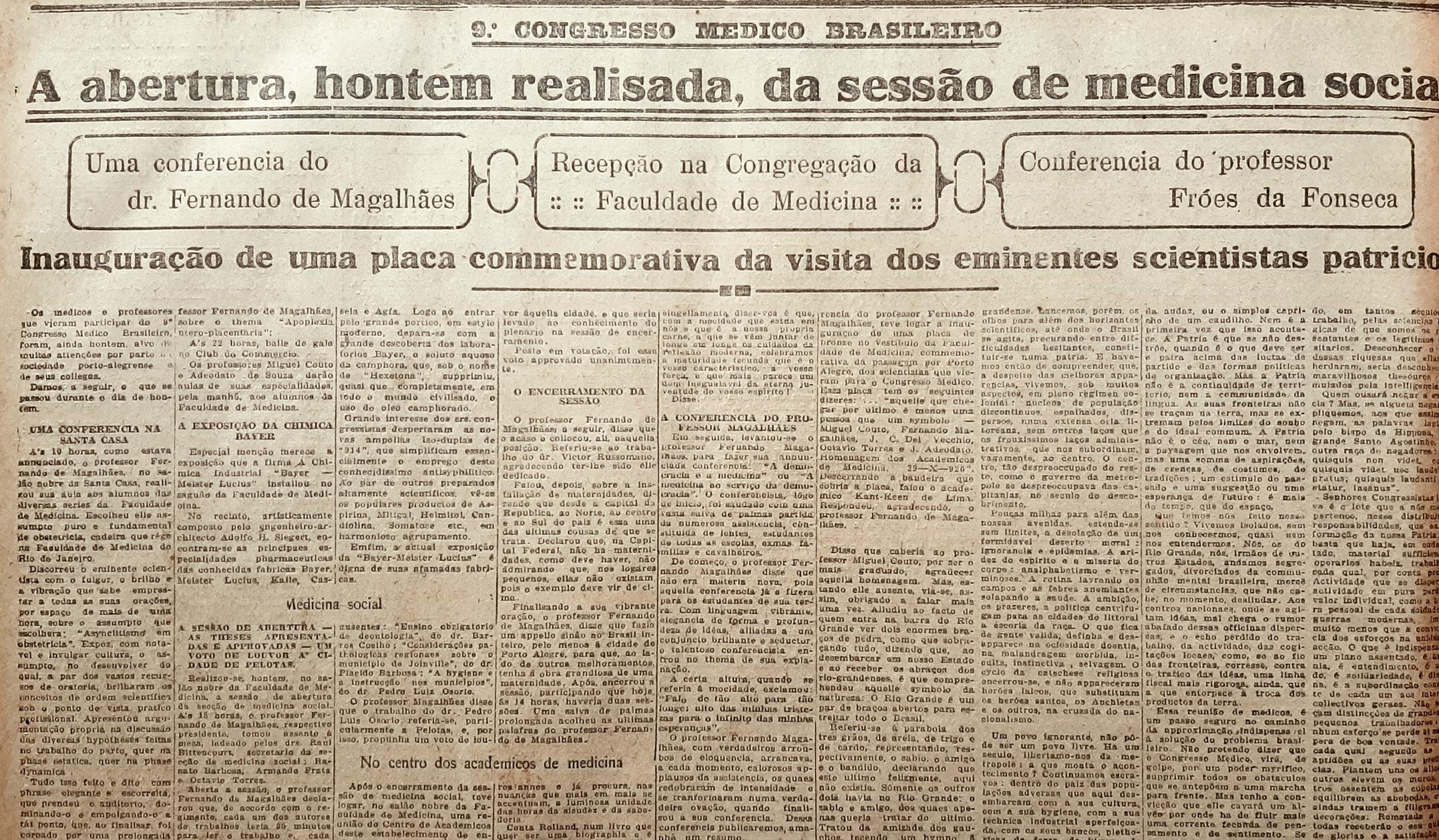 Fernando Magalh&atilde;es foi tamb&eacute;m Imortal da Academia Brasileira de Letras
