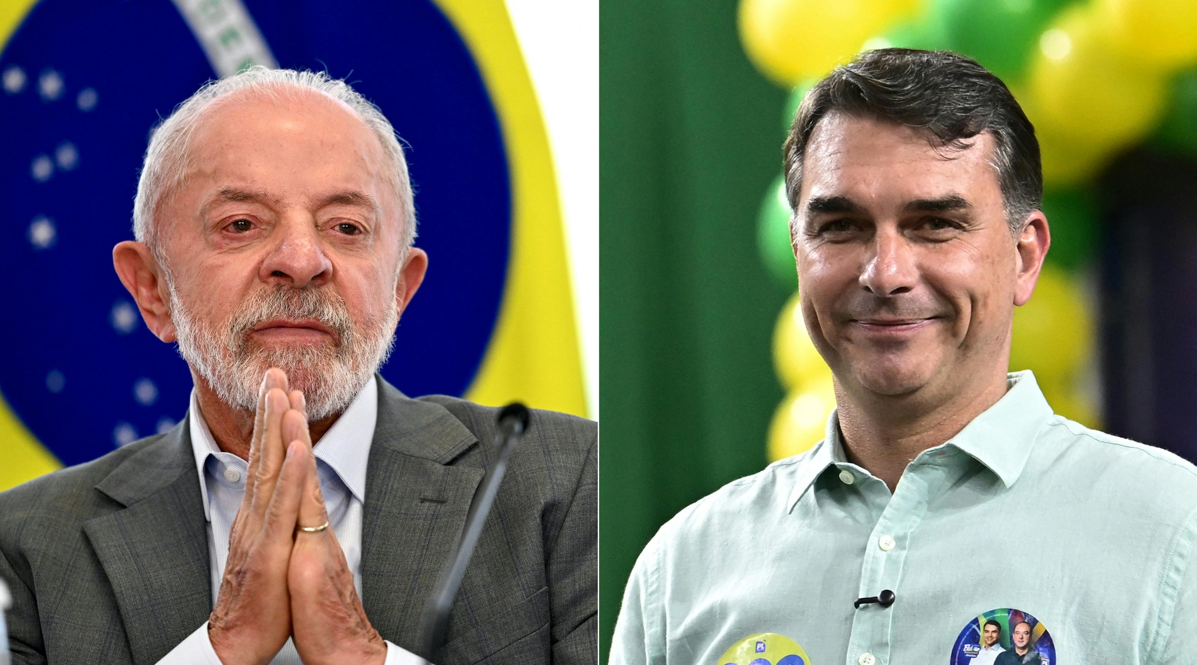 Lula e Flávio Bolsonaro encerram campanha nas ruas