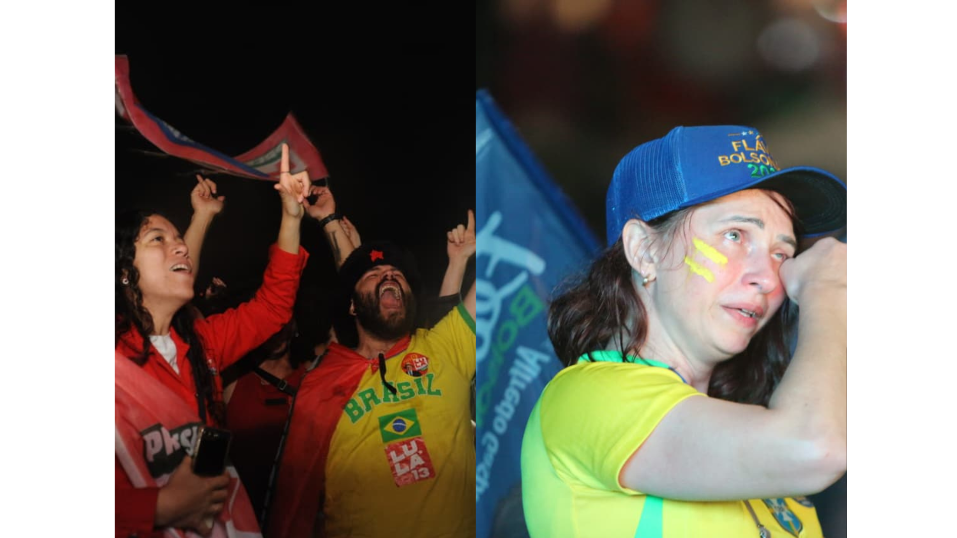 Veja como foi a reação dos apoiadores durante apuração da eleição na Capital