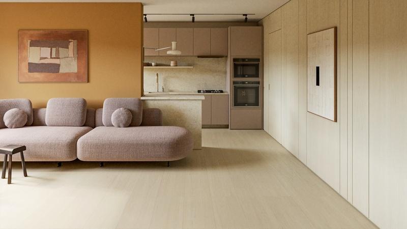 Ideia inspira interiores cont&iacute;nuos que provocam sensa&ccedil;&atilde;o de acolhimento e tranquilidade
