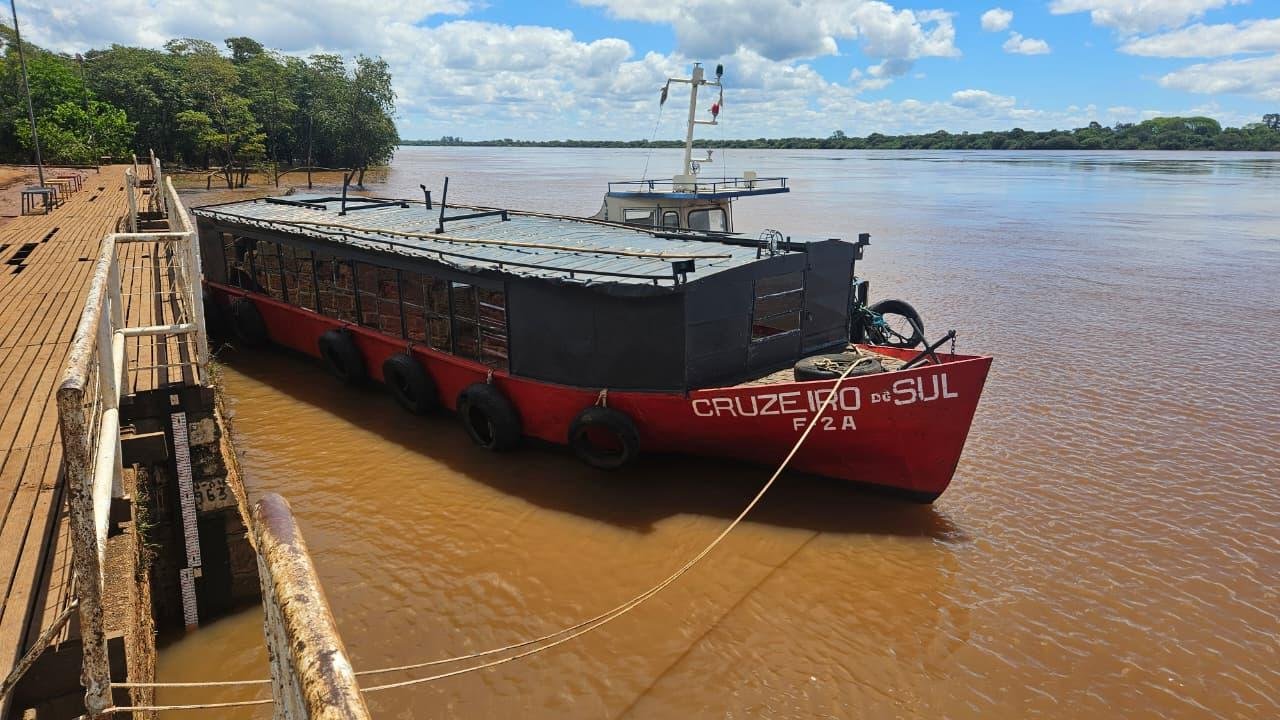 Em Itaqui, o Uruguai segue subindo e ultrapassou a cota de alerta, chegando a 7,26 metros