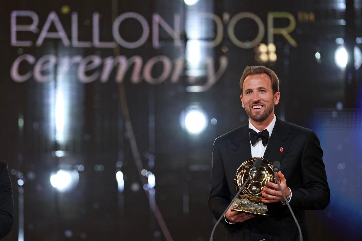 Harry Kane foi eleito o melhor jogador do ano em 2026