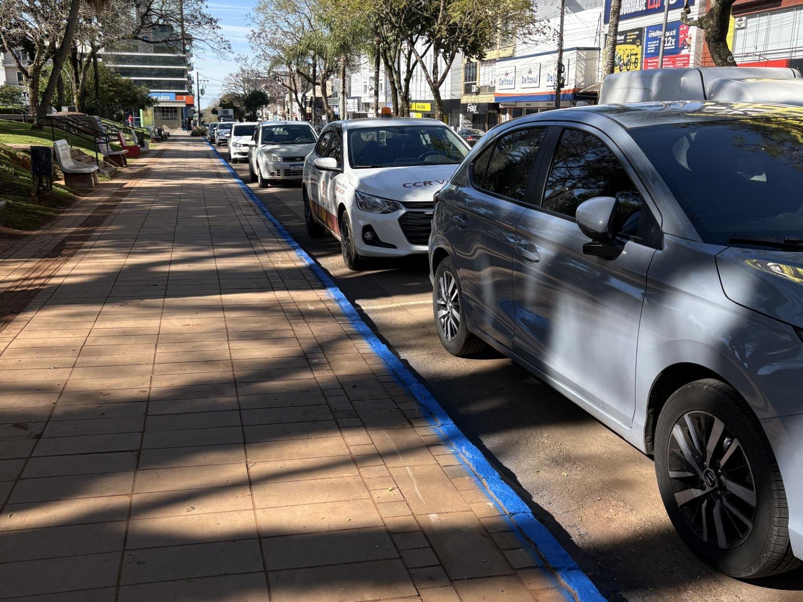A &aacute;rea azul foi ampliada para 300 vagas