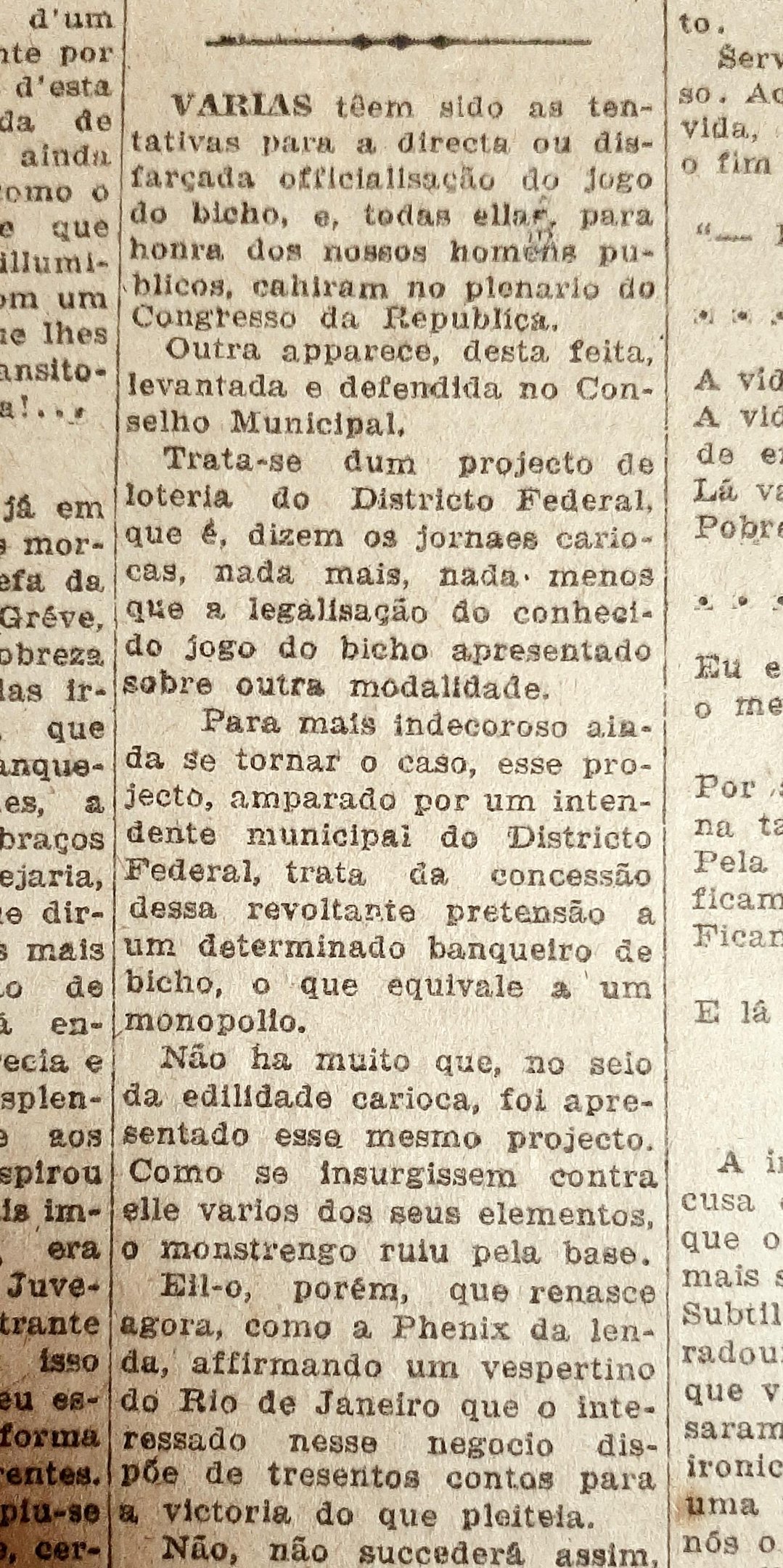 Projeto que sugeria altera&ccedil;&atilde;o na loteria do Rio de Janeiro esconderia uma forma legalizada de jogo do bicho