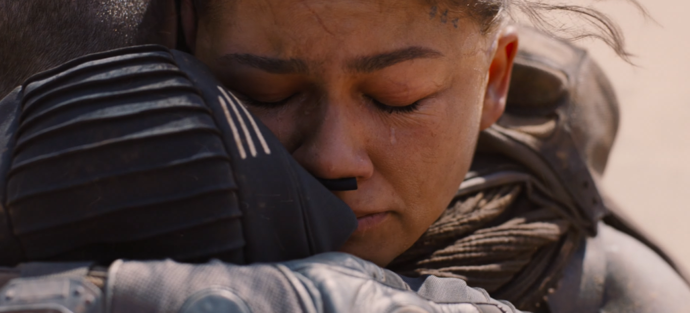 Zendaya interpreta Chani, grande amor de Paul Atreides (Timoth&eacute;e Chalamet)