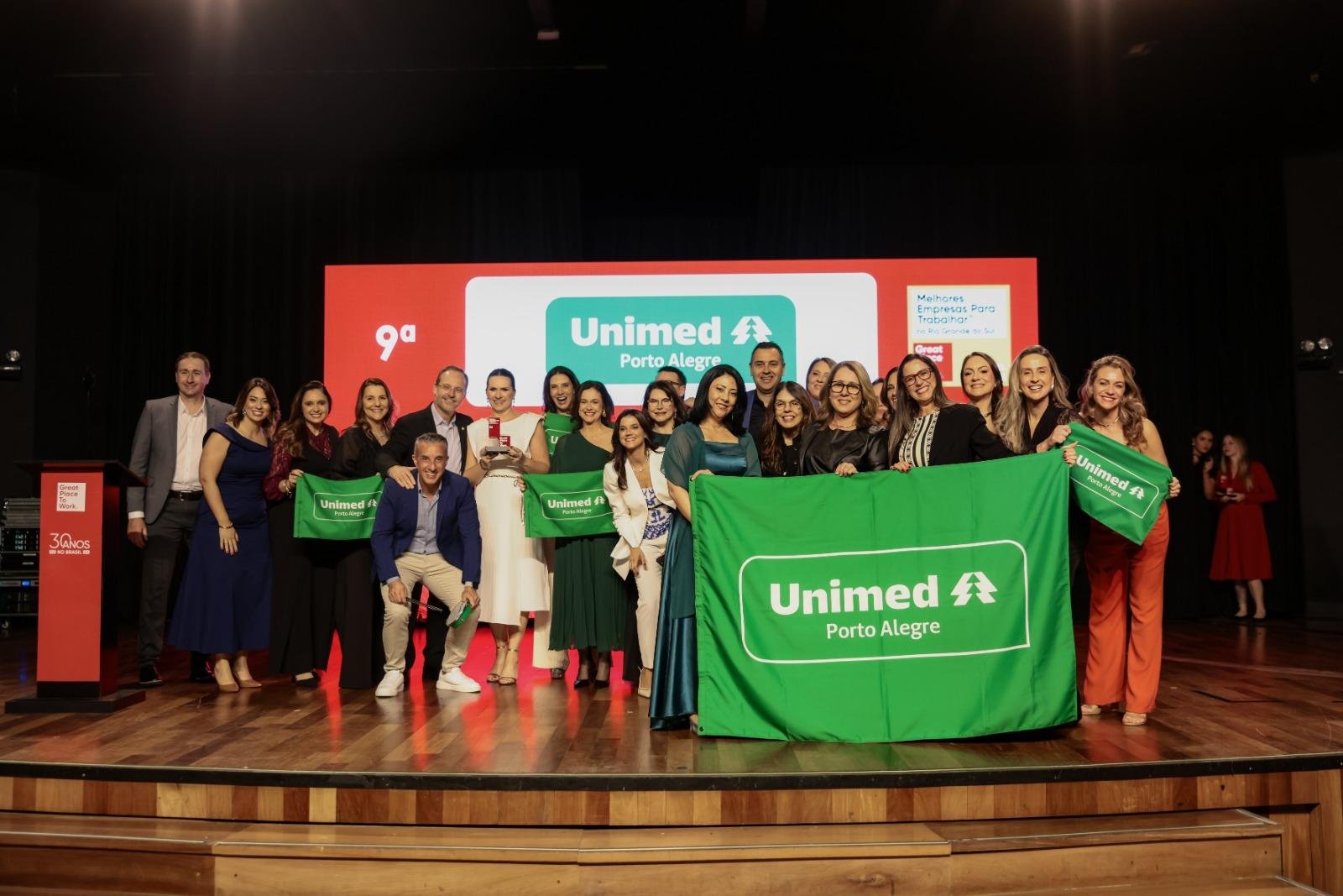 Unimed Porto Alegre está entre as melhores empresas para trabalhar no RS pelo quarto ano consecutivo