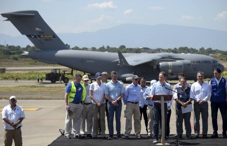 Dois avi&otilde;es de carga C-17 desembarcaram na segunda fase da uma opera&ccedil;&atilde;o