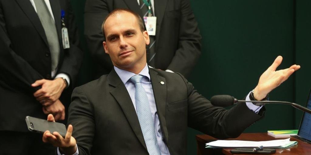 Eduardo Bolsonaro afirmou que n&atilde;o est&aacute; envolvido na cria&ccedil;&atilde;o de nenhum outro partido