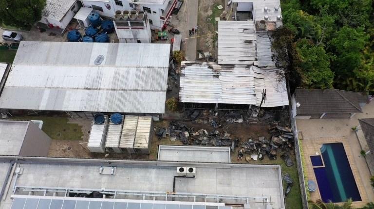 Parte destinada &agrave; base do Flamengo foi atingida por inc&ecirc;ndio