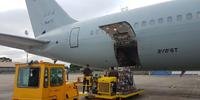 Avião da FAB foi carregado com itens de ajuda humanitária para a Venezuela