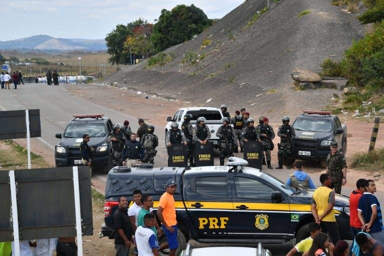 Fronteira em Pacaraima &eacute; vigiada pela PRF e por integrantes da For&ccedil;a Nacional