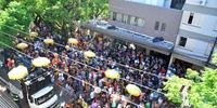 Organização esperava 15 mil pessoas curtindo o samba e as marchinhas