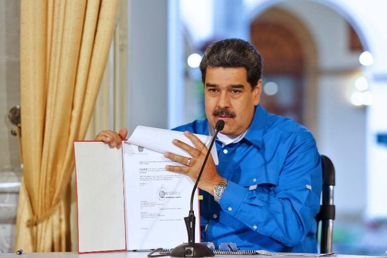 Maduro tamb&eacute;m voltou a criticar Juan Guaid&oacute;