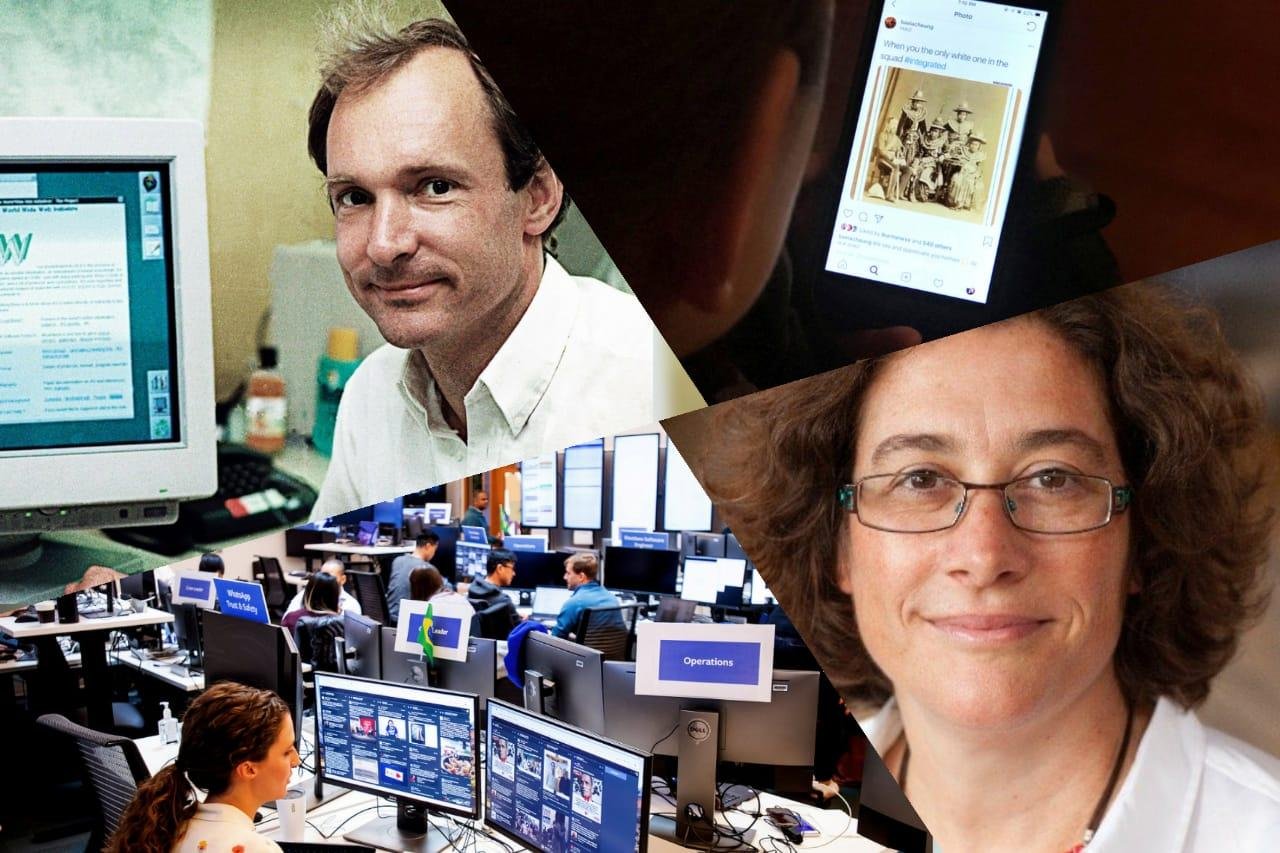 Tim Berners-Lee e Sonia Jorge comentam prim&oacute;rdios e futuro da Web