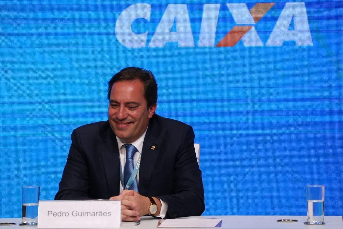 Guimar&atilde;es afirma que a expectativa de receita de R$ 15 bilh&otilde;es com as Ofertas P&uacute;blicas Iniciais das &aacute;reas de cart&atilde;o, seguridade, loteria e gest&atilde;o de ativos de terceiros "&eacute; o piso"