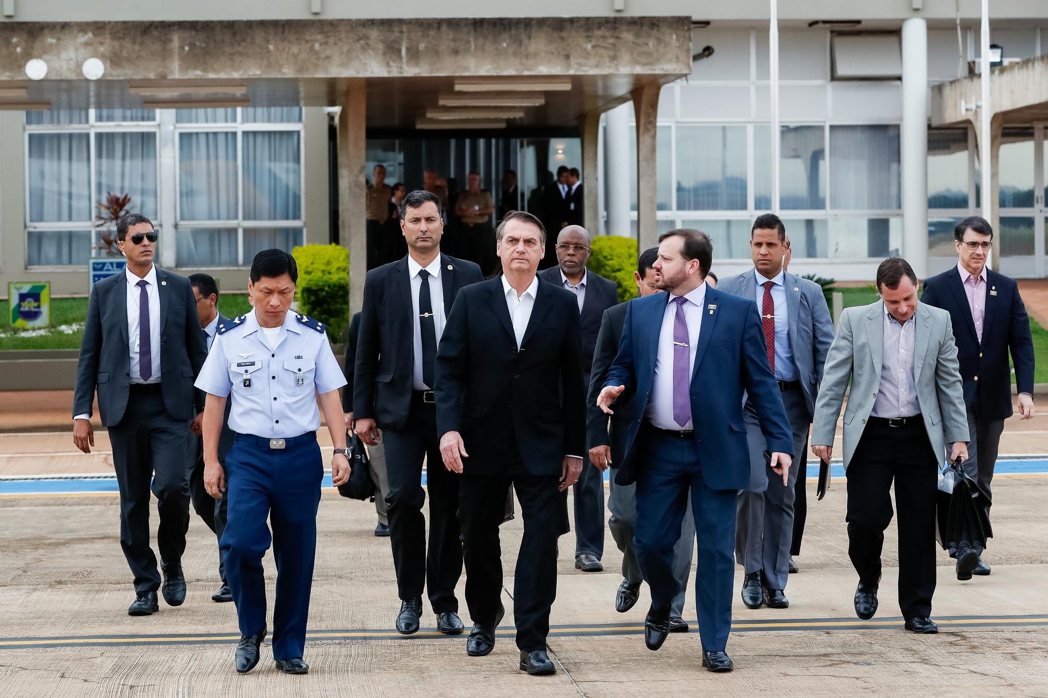 Jair Bolsonaro viajou para os Estados Unidos