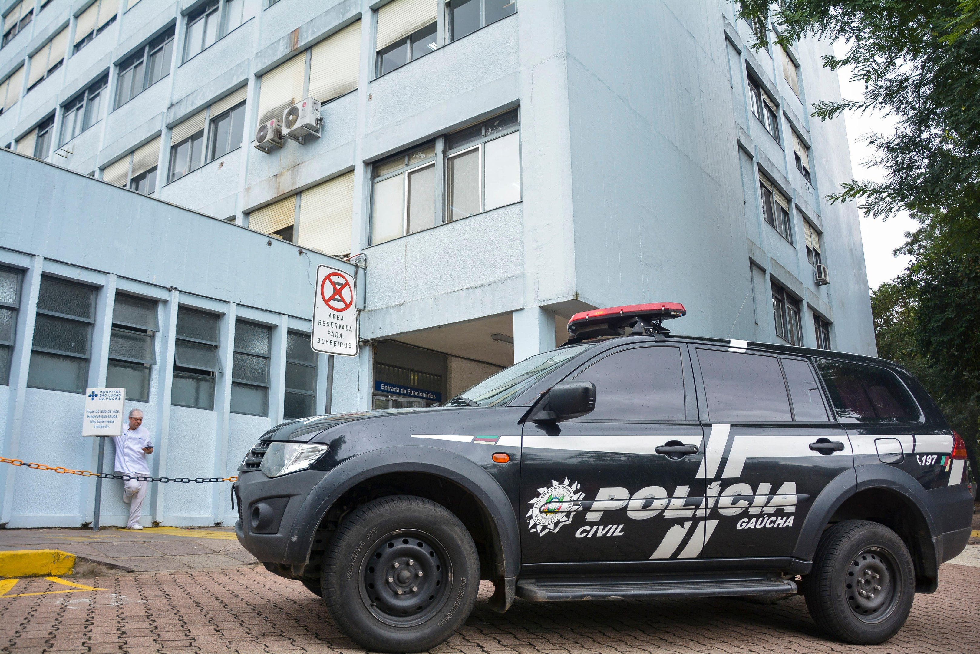 Hospital S&atilde;o Lucas foi palco de um ataque na manh&atilde; desta segunda-feira