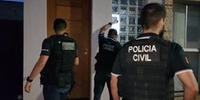 Policiais civis cumprem mandados em três cidades do Rio Grande do Sul