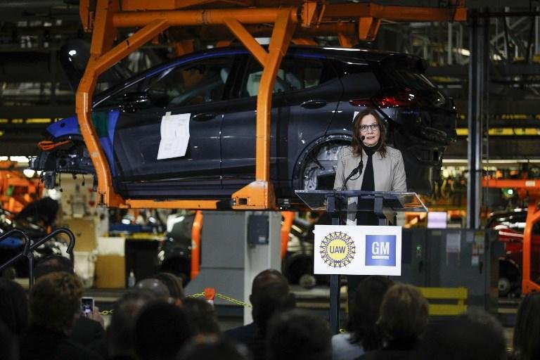 A presidente e CEO da General Motors, Mary Barra, anunciou um investimento de 300 milh&otilde;es de d&oacute;lares na f&aacute;brica de Lake Orion, em Michigan