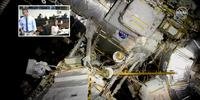 Dois astronautas da NASA iniciaram uma excursão no espaço de seis horas e meia