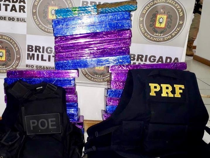 Total de 39 quilos de maconha foi apreendido