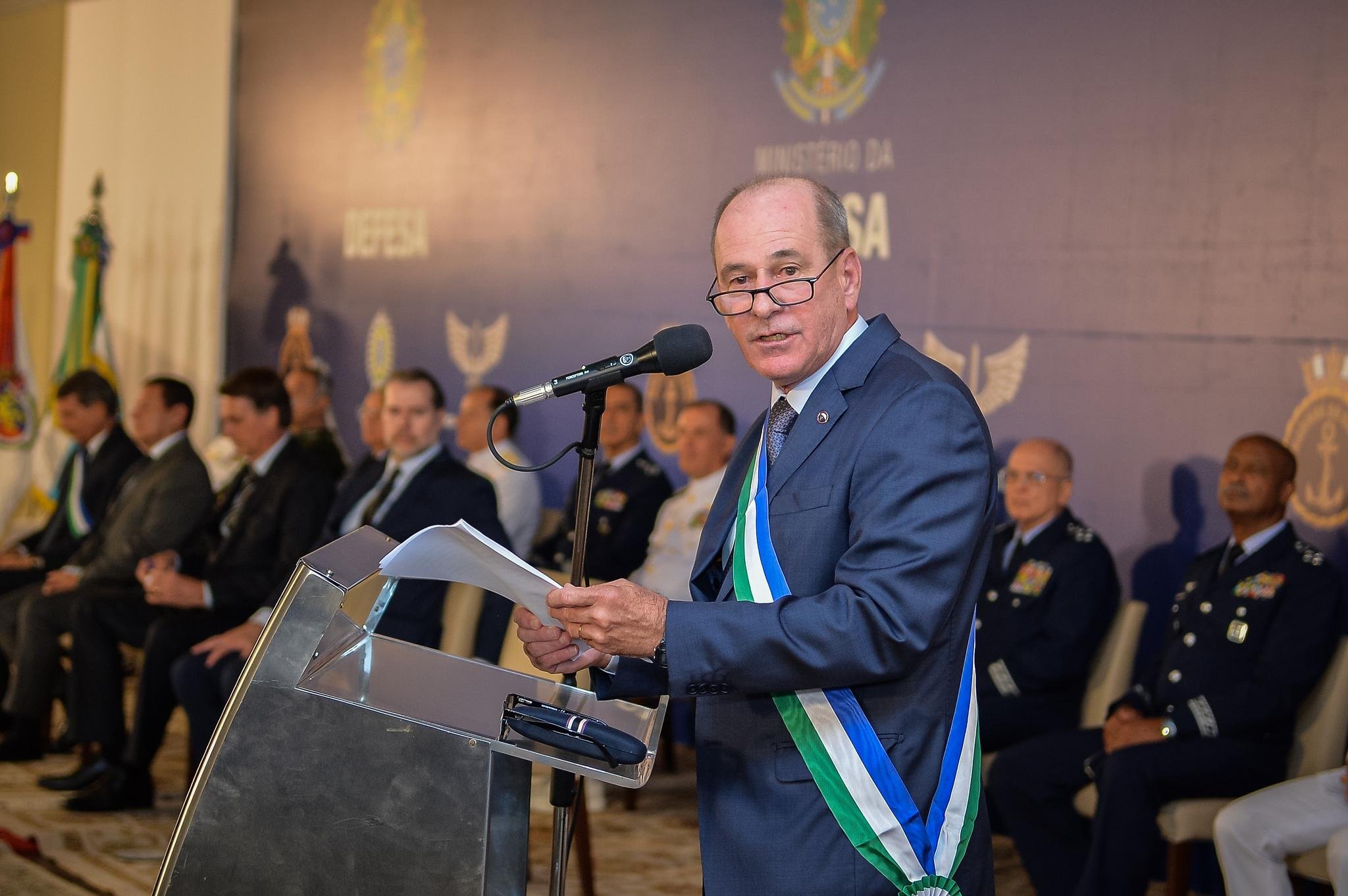 Antes de embarcar para os Estados Unidos, no domingo, Azevedo teve uma reuni&atilde;o com o presidente Jair Bolsonaro