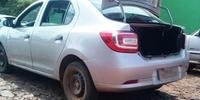 Renault Logan foi encontrado abandonado após tentativa de assalto em São Nicolau