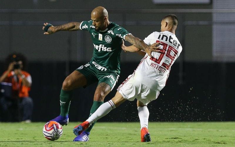 Palmeiras e S&atilde;o Paulo empataram em 0 a 0 no Morumbi