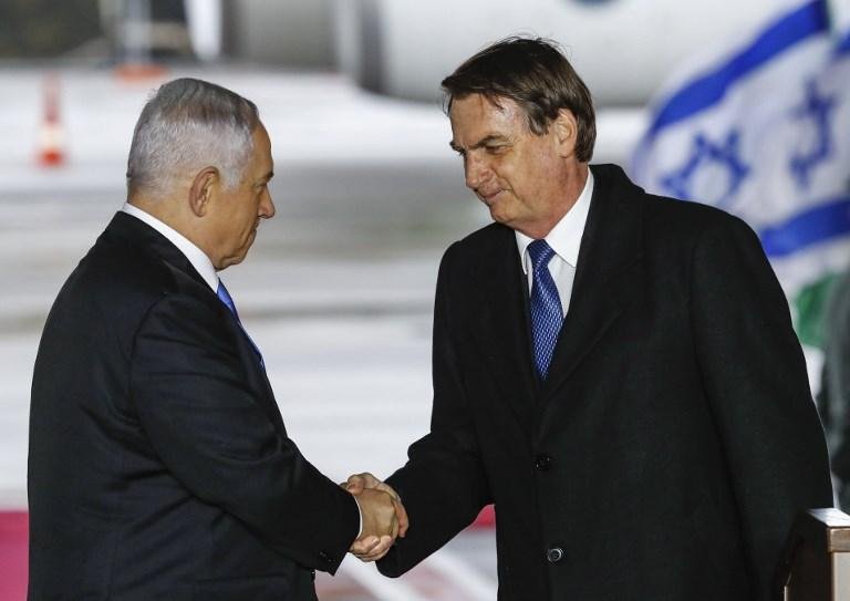 Bolsonaro foi recebido por Netanyahu