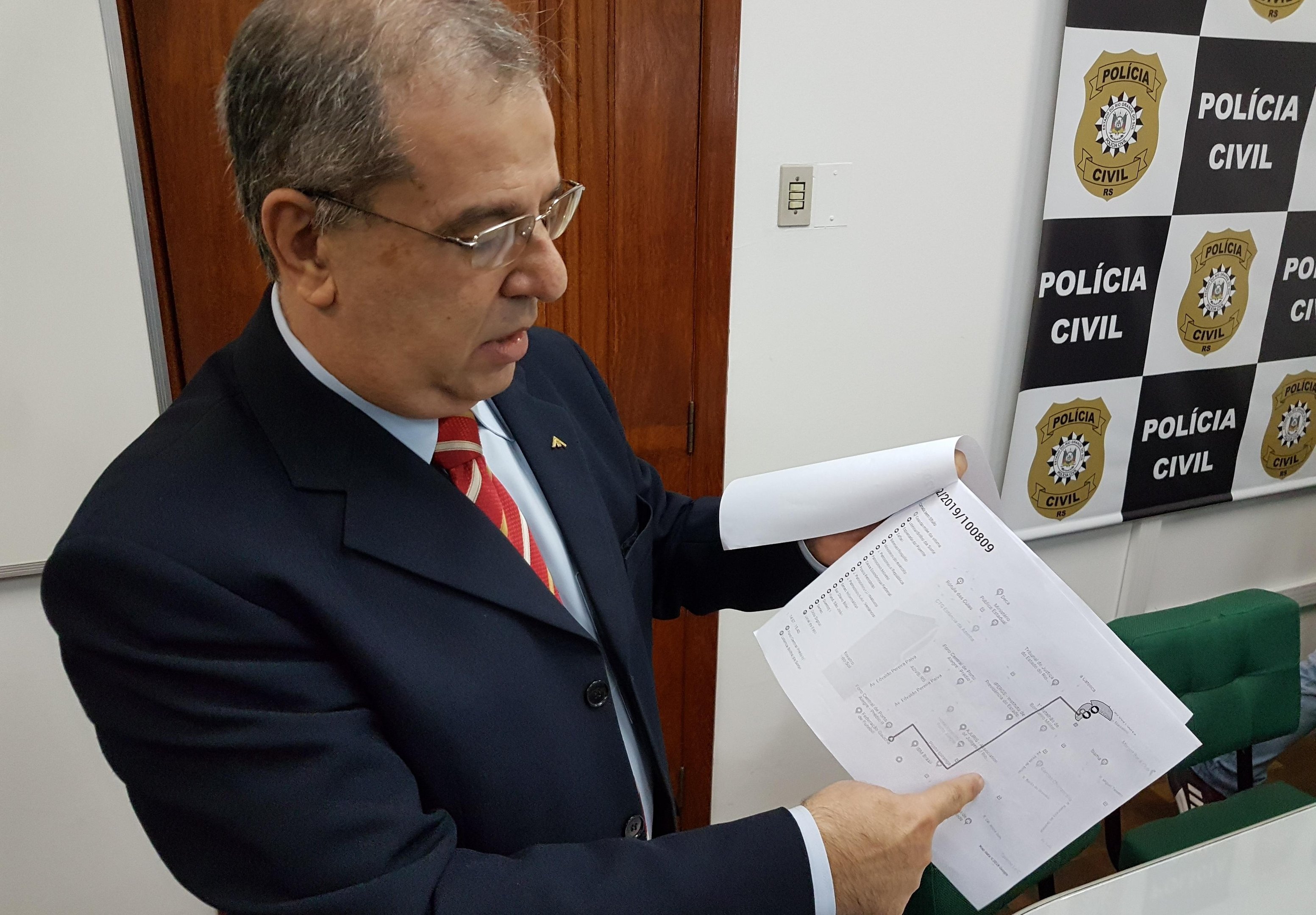 Delegado Paulo C&eacute;sar Jardim explicou que Pol&iacute;cia Civil utilizou c&acirc;meras para fazer mapeamento do crime