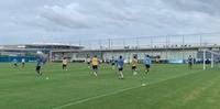 Treino de reservas foi realizado na tarde desta sexta-feira no CT Luiz Carvalho