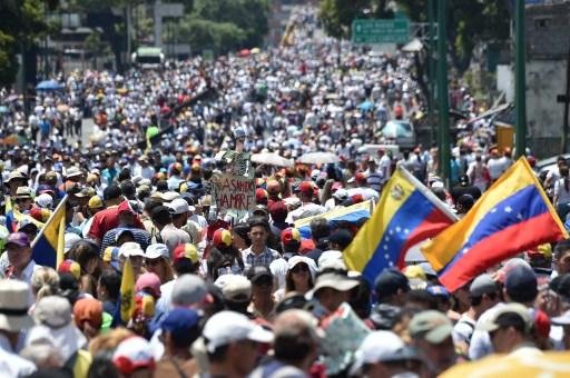 Protesto foi convocado pelo presidente do Parlamento Juan Guaid&oacute;, em Maracaibo