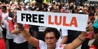 Manifestantes pediram liberdade de Lula no último final de semana
