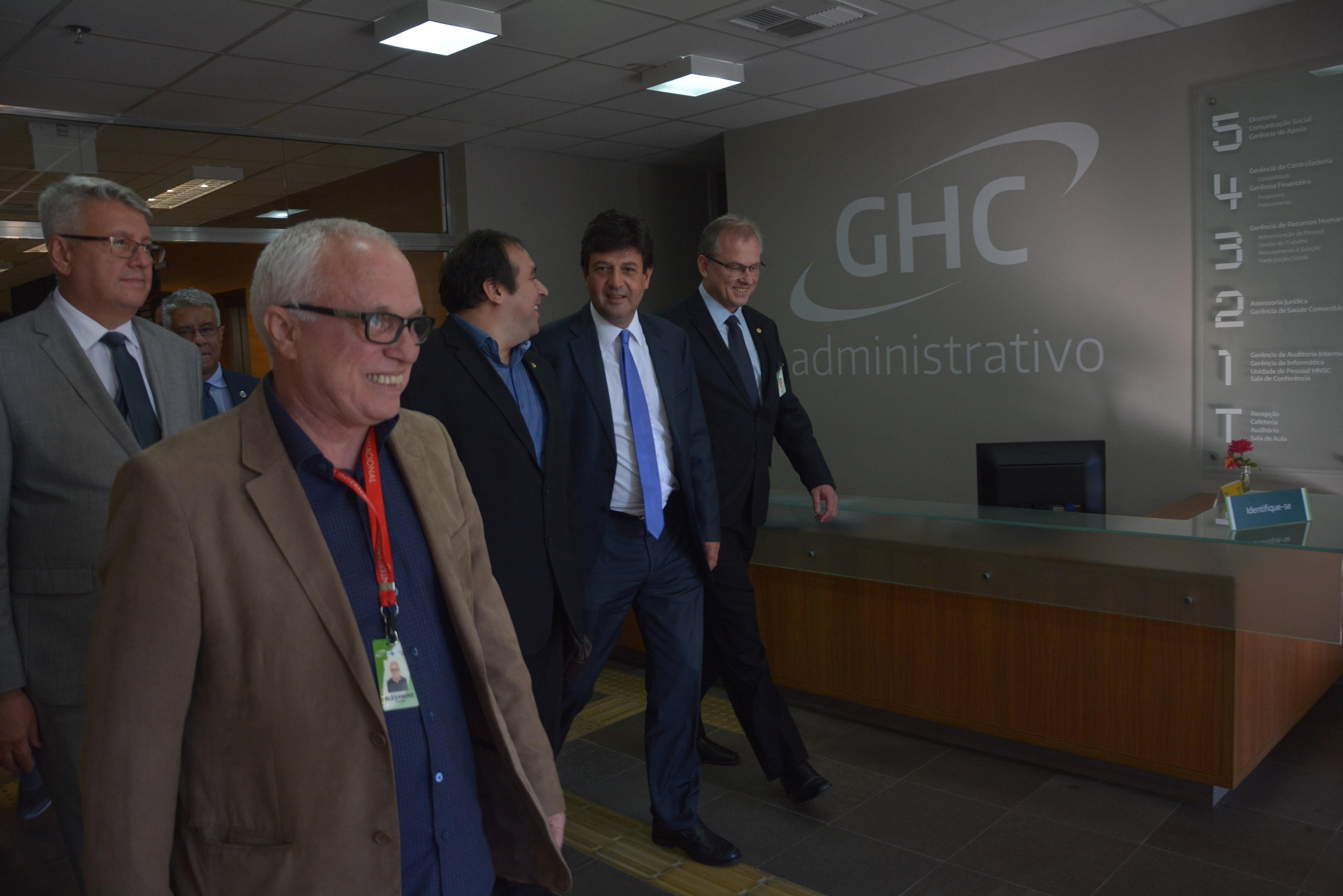 Ministro da Sa&uacute;de fez visita ao GHC