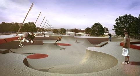 Pista de skate est&aacute; contemplada no projeto