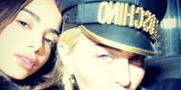 Anitta e Madonna postaram foto juntas em dezembro do ano passado