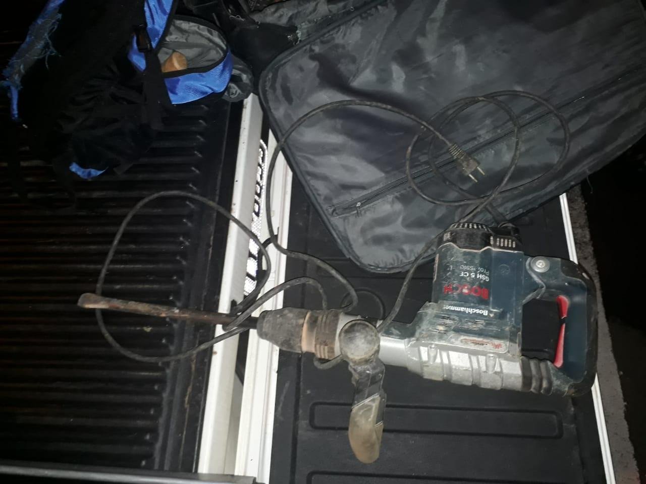 Ferramentas foram encontradas por policiais militares durante a&ccedil;&atilde;o