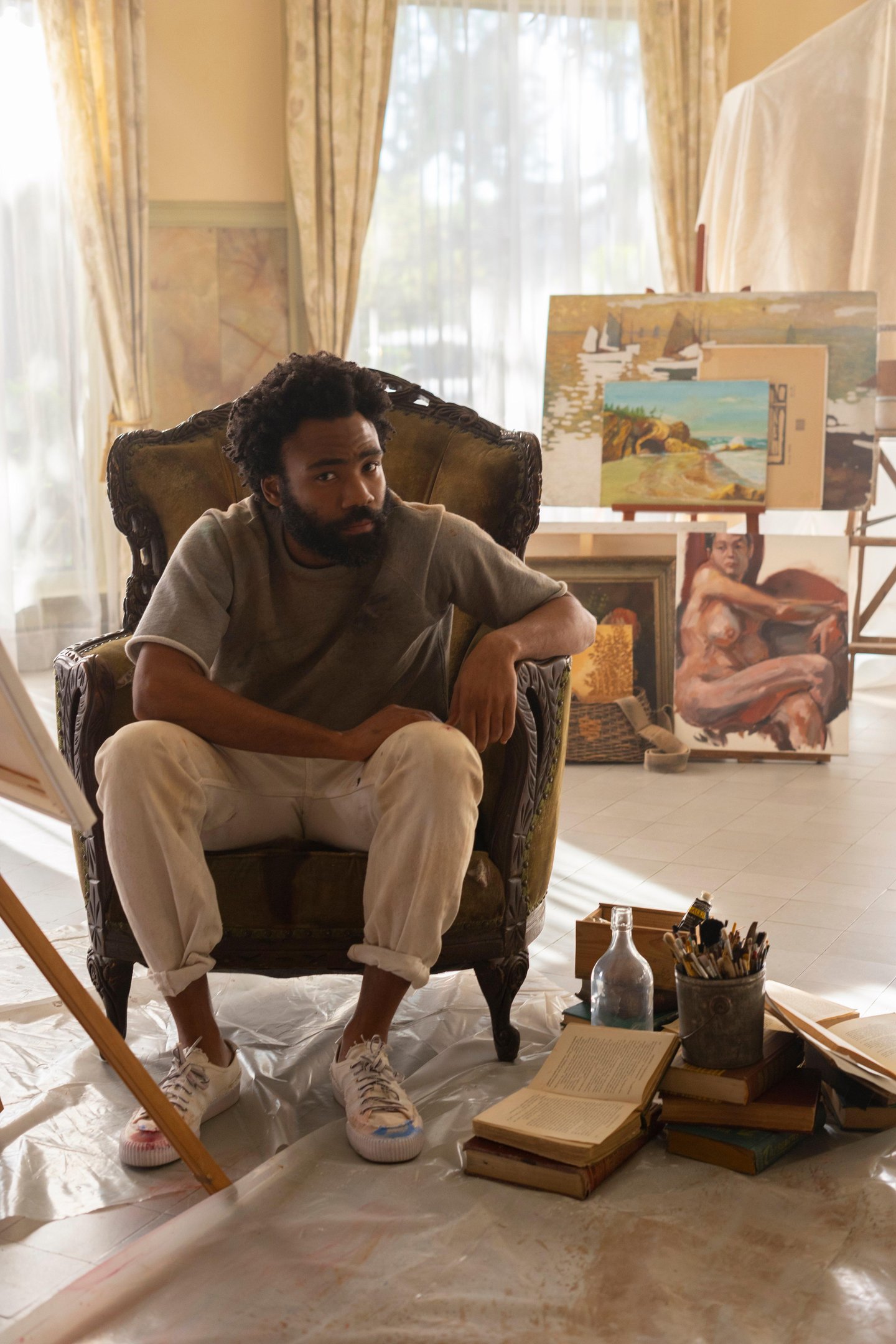 Donald Glover lan&ccedil;ou cole&ccedil;&atilde;o de t&ecirc;nis com a Adidas junto com uma s&eacute;rie de curtas