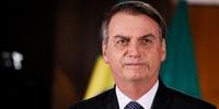 Bolsonaro fez um rápido pronunciamento nesta quarta-feira