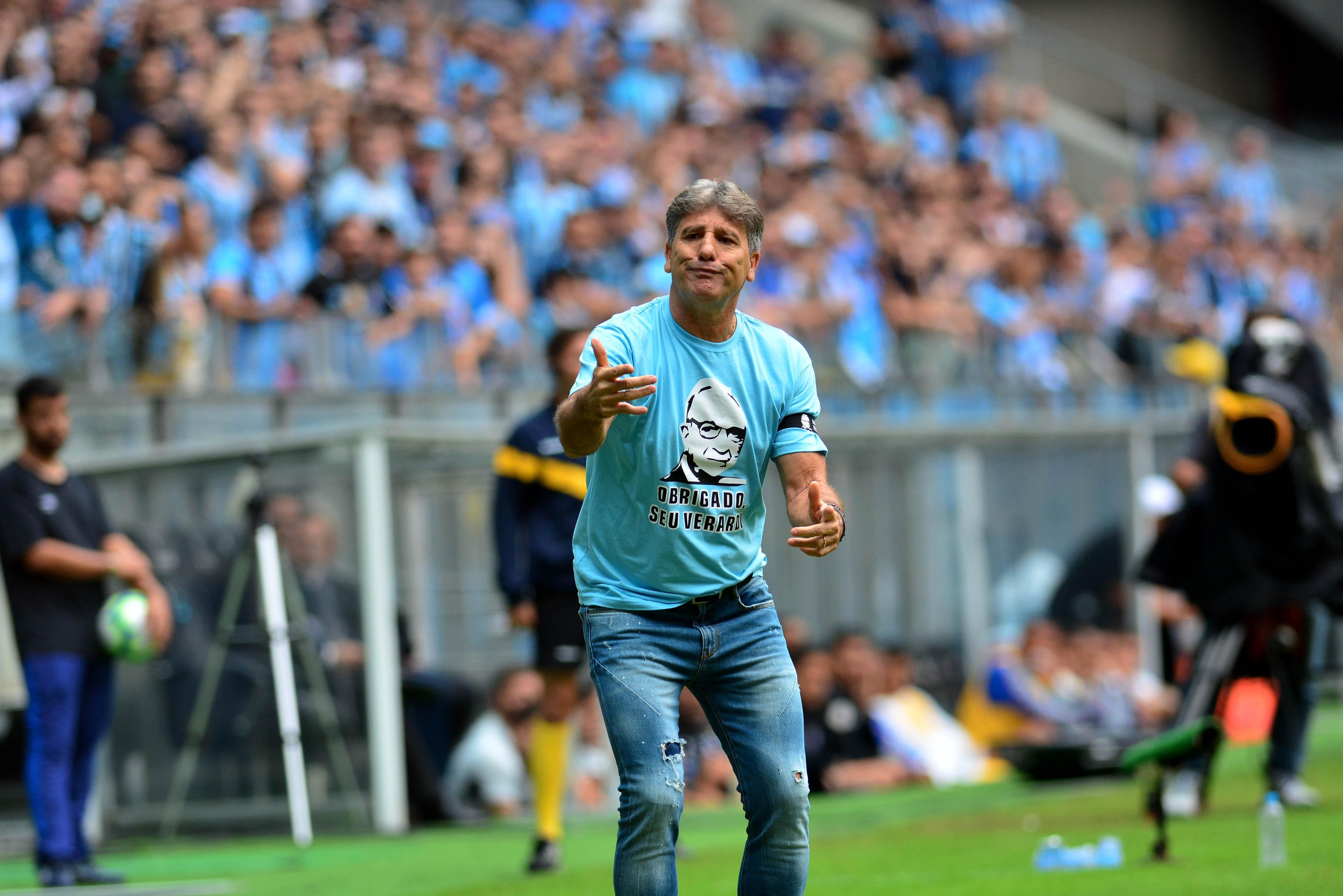 Renato avaliou atua&ccedil;&atilde;o do Gr&ecirc;mio como boa apesar de derrota