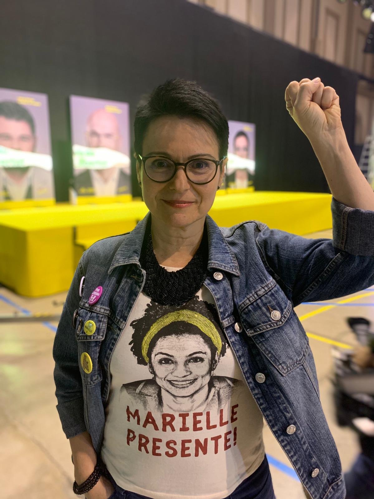 Brasileira prometeu representar a todos e defender imigrantes no seu mandato