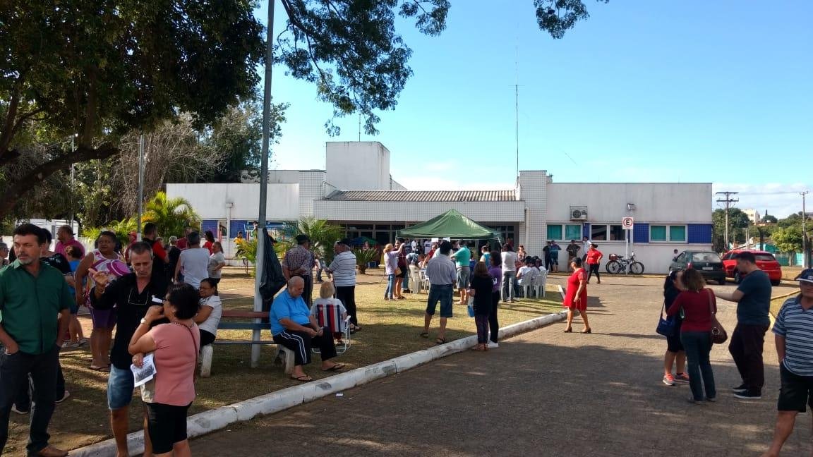 O ato aconteceu nesta quarta-feira