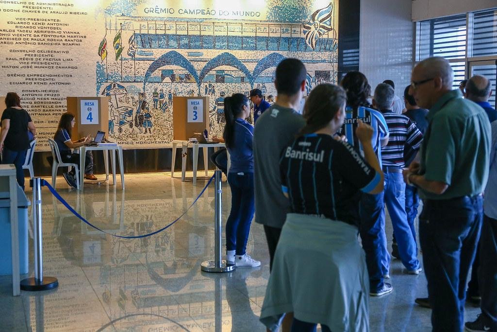 Gremistas que foram at&eacute; a Arena votar somaram 13% do total da elei&ccedil;&atilde;o