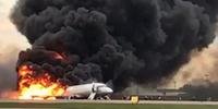 Avião pegou fogo em pleno voo em Moscou