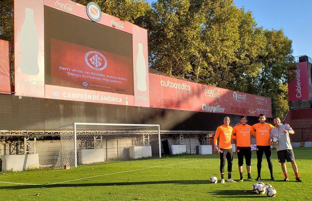 Inter treinou na casa do Argentinos Jrs.
