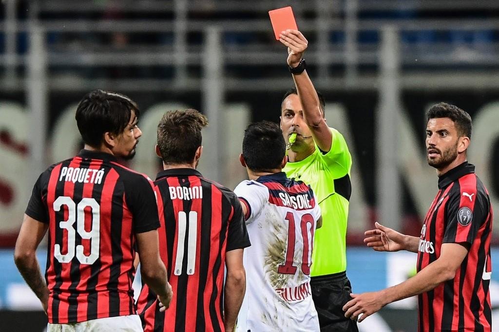 Paquet&aacute; foi expulso por dar um tapa na m&atilde;o do &aacute;rbitro