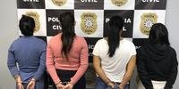 Quatro mulheres foram presas como suspeitas de envolvimento no golpe do bilhete em Porto Alegre