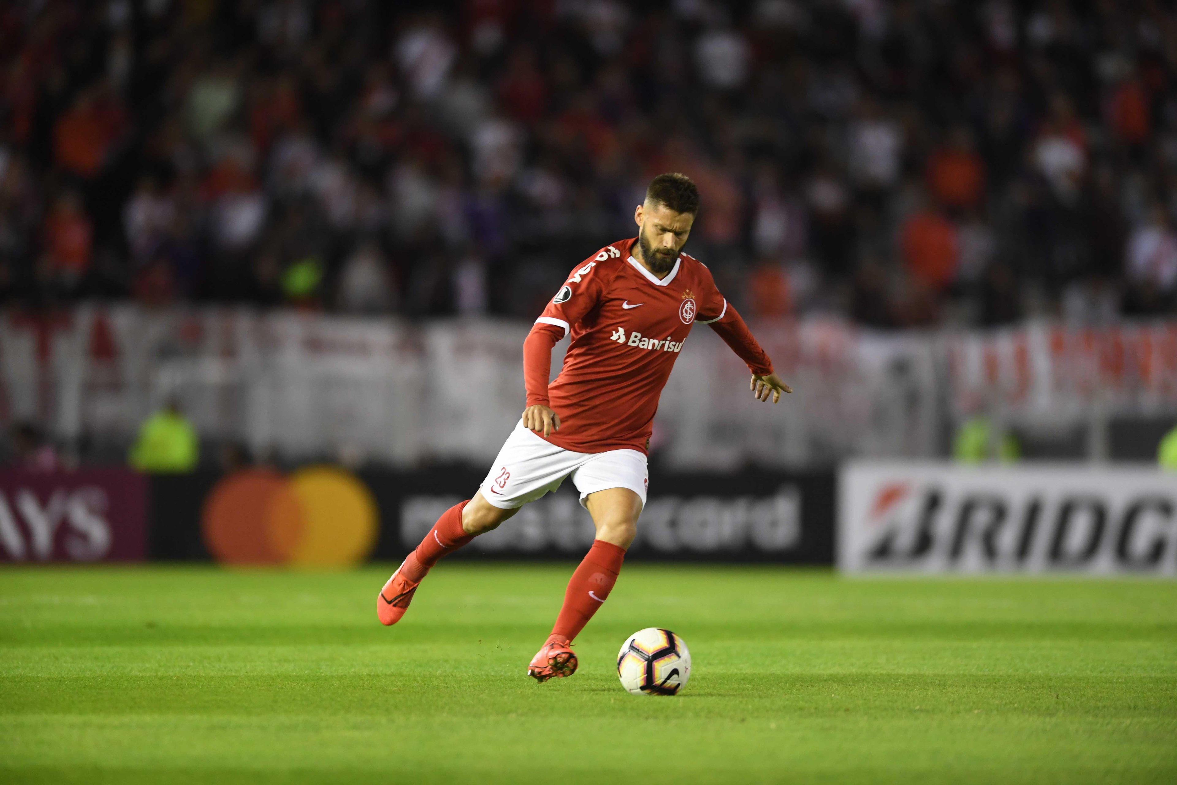Rafael Sobis, de 33 anos, n&atilde;o lamentou o empate sofrido j&aacute; nos acr&eacute;scimos e elogiou o desempenho do Inter