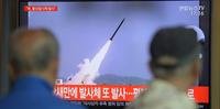 Exército sul-coreano informou disparo de dois mísseis partindo da província de Pyongan