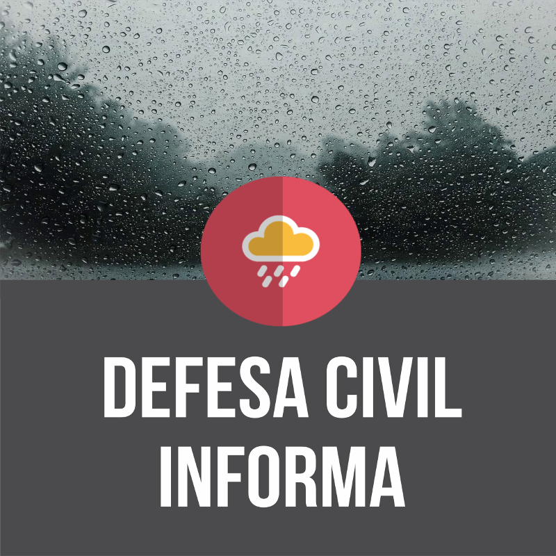 Defesa Civil alerta a popula&ccedil;&atilde;o